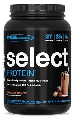 PEScience Select Low Carb Protein Powder, Chocolate Truffle, 27 Serving, Keto Friendly PEScience Au supplements