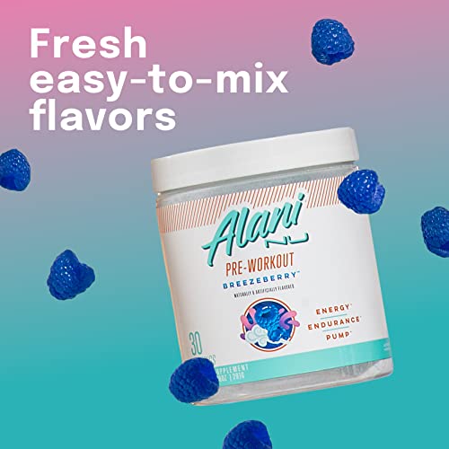 Alani Nu Breezeberry Pre Workout and BCAA Hawaiian Shaved Ice Post Workout Powder Alani Nu Au supplements