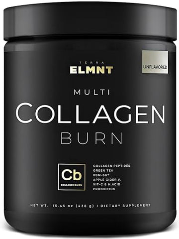 Super Collagen Burn - Premium Multi Collagen for Women w. ACV, Hyaluronic Acid, KSM66 TERRA ELMNT Au supplements