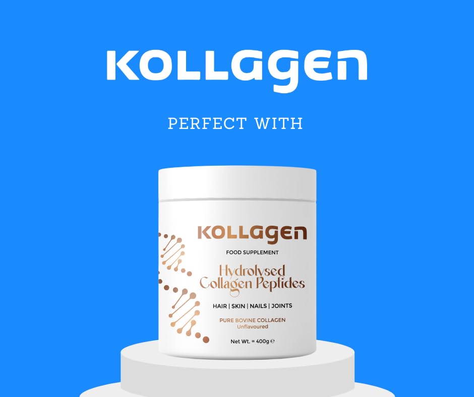 100% Pure Collagen Peptides Powder 400g Kollagen: Hydrolysed Bovine Collagen Peptides (Type 1) My Store Au supplements