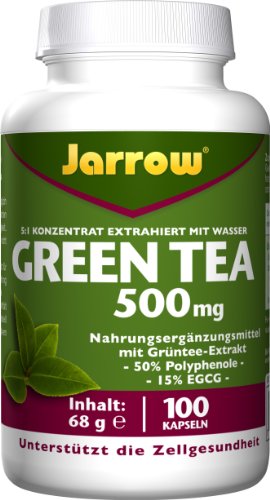 Jarrow Formulas Green Tea 500 mg - 100 Veggie Capsules - Antioxidant Support Jarrow Formulas Au supplements