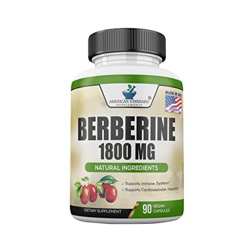 Berberine 1800mg Per Serving, Berberine Supplement, Berberine HCL, Berberine Pills American Standard SupplementsAU supplements