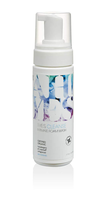 AH! YES CLEANSE Gentle, Organic Foaming Feminine Wash- Unfragranced, pH Matched Vaginal Wash AH! YES Au supplements