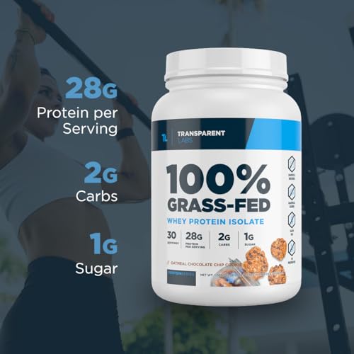 Transparent Labs Grass-Fed Whey Protein Isolate - Naturally Flavored, Gluten Free Transparent Labs Au supplements