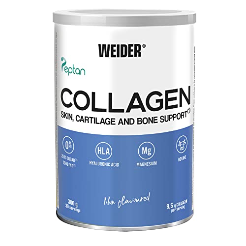 Weider Collagen. With Hyaluronic Acid, Magnesium and Vitamin C. 100% Peptan. Zero fat. Sugar zero. Keto. Weider Au supplements