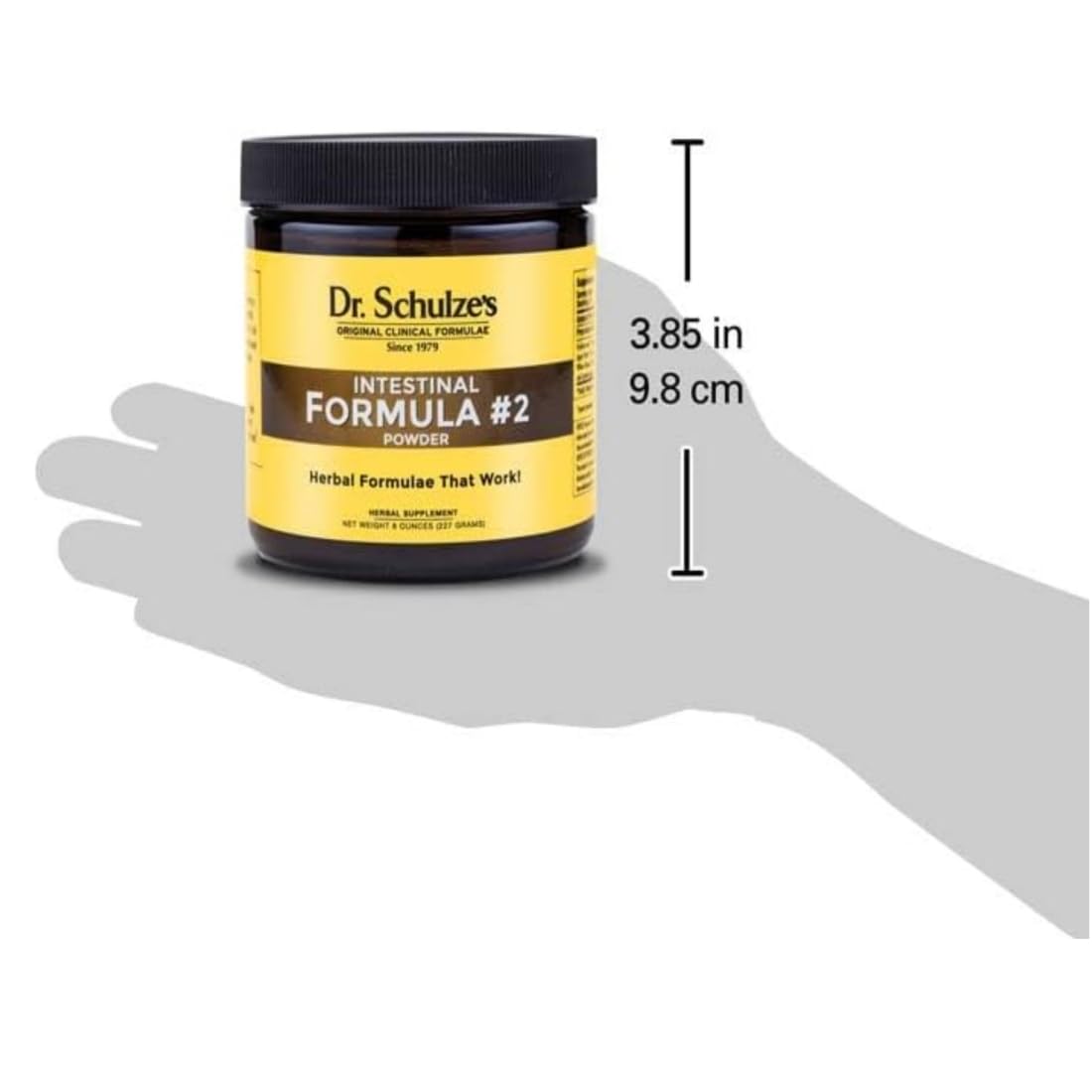 Dr. Schulze's Intestinal Formula #2 (8 Ounces) and Intestinal Formula #1 Capsules (90 Capsules) - Organic Herbal Supplements Dr. Schulze's Au supplements