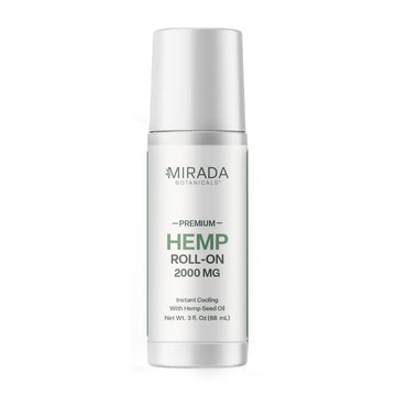 Mirada Botanicals Hemp Cooling Relief Roll-On – 2000mg - Menthol & Arnica – Muscle & Joint Support Mirada Botanicals Au supplements