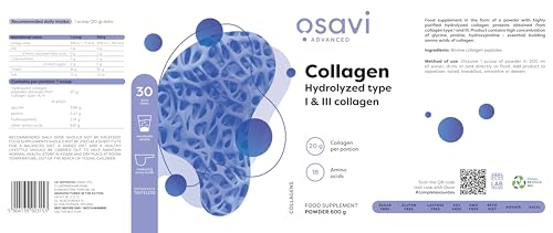 Osavi Collagen Peptides - Hydrolyzed Type 1 & 3-600g OSAVI Au supplements