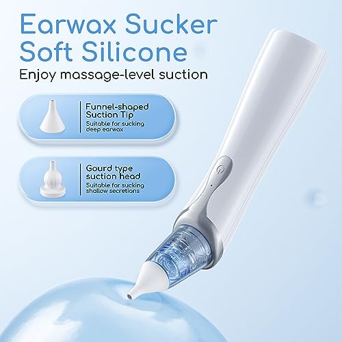 Ear Vacuum Wax Remover, Ear Wax Removal with 8 Pcs Ear Pick, Ear Wax Girug Au supplements