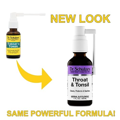 Dr. Schulze's Throat & Tonsil | Cool, Soothe & Protect | Herbal Supplement | Vegan & Koshe Dr. Schulze's Au supplements