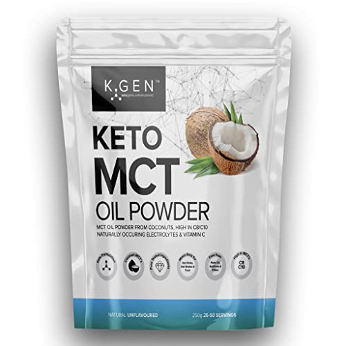 Keto MCT Oil Powder Pure Coconut MCT Keto Coffee Creamer | Premium Quality C8 Easily Absorbed & Digested K GEN ketogenic enhancement Au supplements