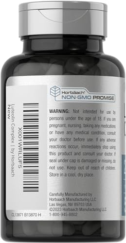 Luteolin Complex with Rutin | 50 Capsules | Vegetarian, Non-GMO & Gluten Free Flavonoid Horbäach Au supplements