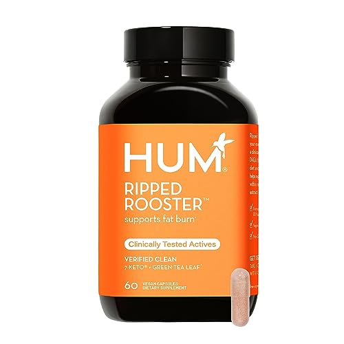 HUM Ripped Rooster - Natural Green Tea Supplement to Boost Metabolism, Control Cravings HUMUS supplements