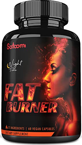 12in1 Night Time Fat Burner for Women - VitaminD.3, Garcinia Cambogia, White Kidney Bean SatoomiAU supplements