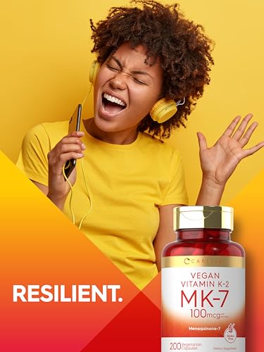 Carlyle Vitamin K2 MK7 100mcg | 200 Vegan Capsules | Menaquinone-7 Supplement Carlyle Au supplements