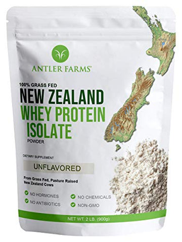 Antler Farms - 100% Grass Fed New Zealand Whey Protein Isolate, Unflavored, 30 Servings Antler Farms Au supplements