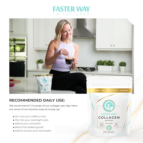 FASTer Way to Fat Loss, Unflavored, 360g Grass-Fed Beef Collagen Peptides for Skin FASTer Way to Fat Loss Au supplements