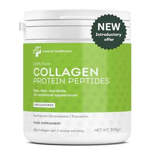 100% Pure Collagen Powder Protein Peptides - General Healthcare 300g Supplement General HealthcareAU supplements