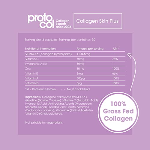 Proto-Col Collagen and Hyaluronic Acid Strong Supplement with Vitamin A, C and D Proto-Col Au supplements