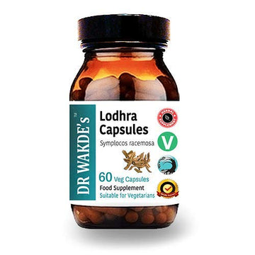 DR WAKDE's Organic Lodhra Capsules (Symplocos racemosa) I 100% Natural Herbal Supplement I 60 Veggie Capsules DR WAKDE's Au supplements