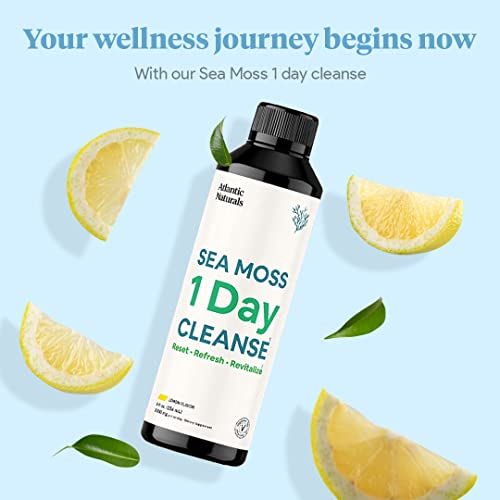 Sea Moss 1 Day Cleanse - Full Body Detox to support bowel movements, Kidney Health Atlantic Naturals Au supplements