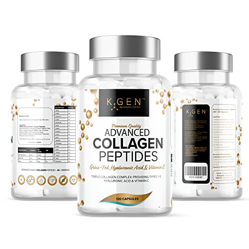 Pure Collagen Supplements Capsules Grass Fed Advanced Multi Collagen Peptides K GEN rejuvenation nutrition Au supplements