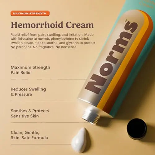 Norms The Full Hemorrhoid Treatment Bundle Medicated Wipes, Touch-Free Spray, and 5% Lidocaine Cream to Relieve Painful Itching, Burning & Swelling – Complete Hemorrhoid Care System Norms Au supplements