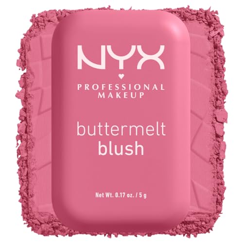 NYX PROFESSIONAL MAKEUP Buttermelt Powder Blush, Fade and Transfer-Resistant Blush, Up to 12HR Make Up Wear, Vegan Formula - For The Butta NYX PROFESSIONAL MAKEUP Au supplements