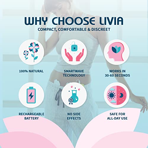 Livia Menstrual Pain Relief Device, Pink - The Off Switch for Period Pain - Portable Unit Livia Au supplements