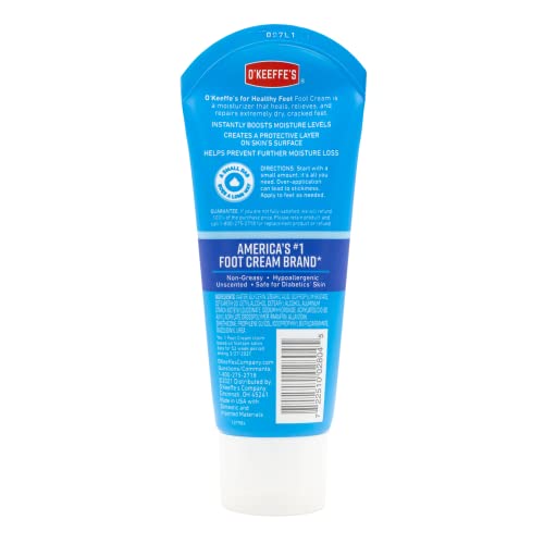 O'Keeffe's for Healthy Feet Foot Cream, Guaranteed Relief for Extremely Dry, Cracked Feet O'Keeffe's Au supplements