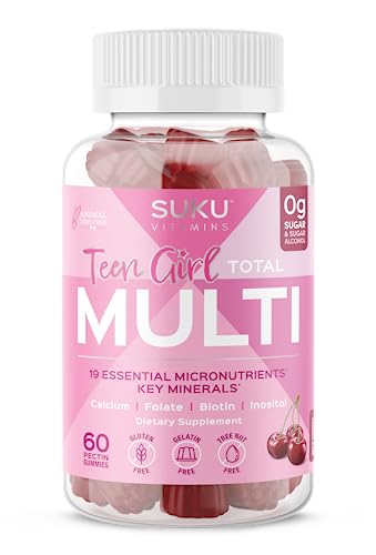 SUKU Vitamins Teen Girl Gummies – Sugar Free Vegetarian Gummy Vitamins Supplement SUKU Vitamins Au supplements