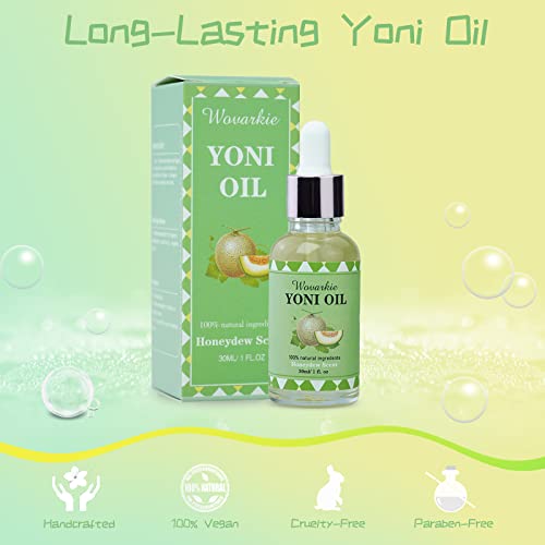 Yoni Oil for Women Set Of 3, 100% Natural Feminine Oil Intimate Deodorant for Women, Eliminates Odor Wovarkie Au supplements