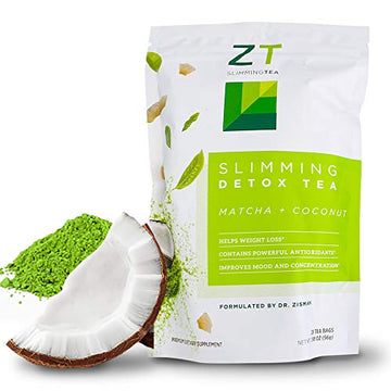 Dr. Zisman ZT Slimming - Matcha-Coconut Detox Blend, Weight Loss Tea with Antioxidant Effects Dr. Zisman ZT Slimming Tea Au supplements