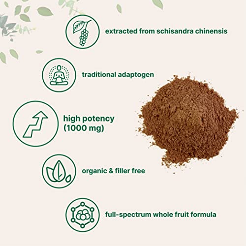Organic Schisandra Extract Powder, 8 Ounce, Traditional Adaptogen and Filler Micro Ingredients Au supplements
