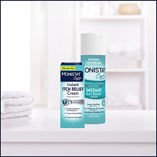 Monistat Instant Itch Relief Spray for Women, Maximum Strength Feminine Itch Care, 2 oz Monistat Au supplements