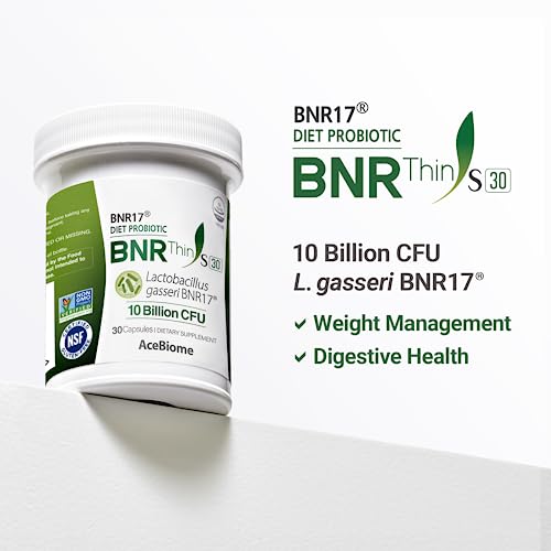 AceBiome BNRThin S30, Lactobacillus Gasseri BNR17, 10 Billion CFU Guaranteed AceBiome Au supplements