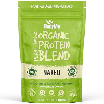 BodyMe Organic Vegan Protein Powder Blend, Naked Natural - Unsweetened, Low Carb BodyMe Au supplements