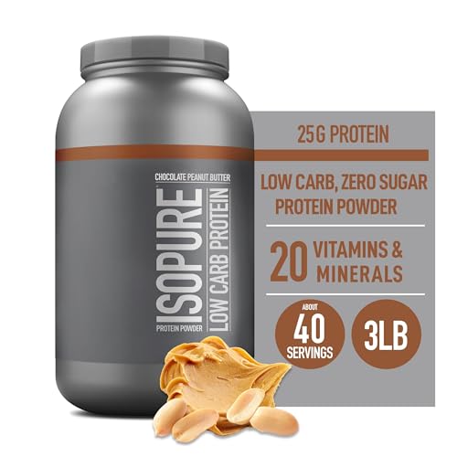 Isopure Protein Powder, Low Carb Whey Isolate with Vitamin C & Zinc for Immune Support, Isopure Au supplements