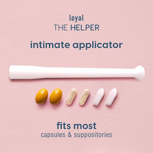 Loyal The Helper Vaginal Suppository Applicators | Efficient | Compact | Comfortable | Fits Most Brands, Pills Loyal Au supplements