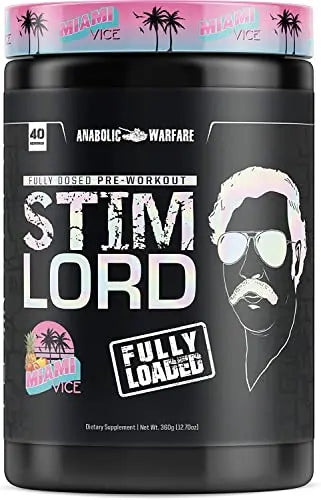 Anabolic Warfare Stim Lord Fully Loaded (Miami Vice - 40 Servings) Anabolic WarfareAU supplements