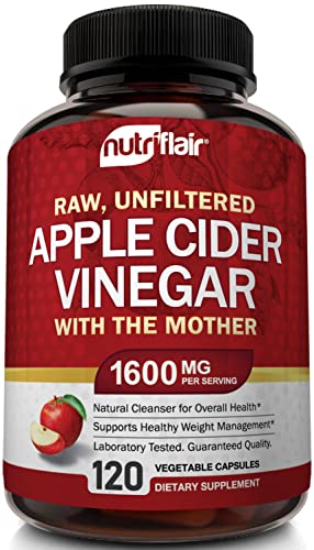 Apple Cider Vinegar Capsules with The Mother - 120 Vegan ACV Pills NutriFlair Au supplements