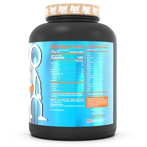 BPI Sports ISO HD Isolate Protein Vanilla Cookie, 76.8 oz - 69 Servings BPI Sports Au supplements