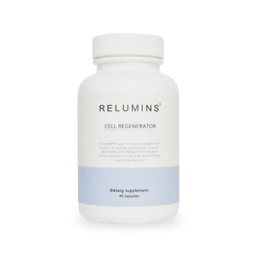 Relumins NAD+ Supplement with Nicotinamide Riboside, Resveratrol, Quercetin, Fisetin & Curcumin – Focus, Vitality, Energy, Balance & Daily Wellness Support – 60 Vegan Capsules Relumins Au supplements