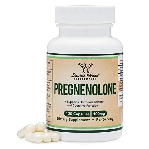 Pregnenolone 100mg per Serving (Converted to Progesterone to Boost Progesterone Double Wood SupplementsAU supplements