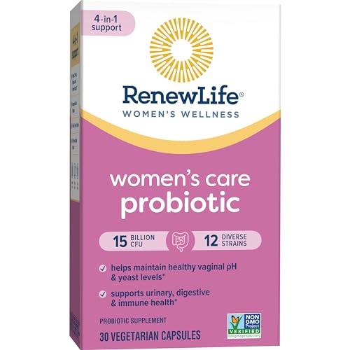 Renew Life Women's Probiotic Capsules, Supports pH Balance for Women, Vaginal, Urinary Renew Life Au supplements