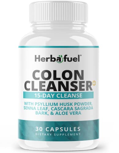 Herbafuel Colon Cleanse - Supports Detox, Gut Health, & Bloating Relief - Contains Herbs Herbafuel Au supplements