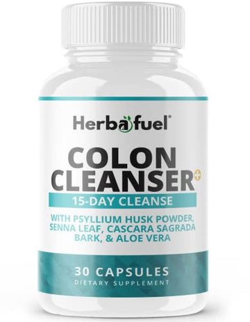 Herbafuel Colon Cleanse - Supports Detox, Gut Health, & Bloating Relief - Contains Herbs Herbafuel Au supplements
