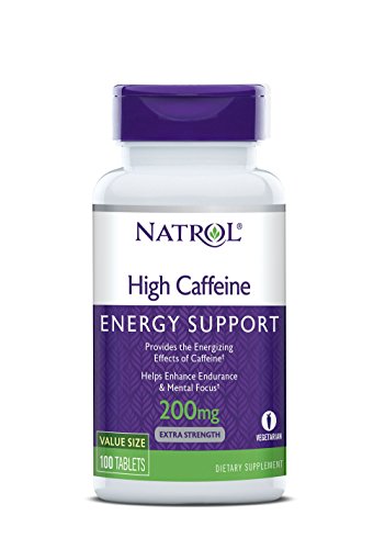 Natrol High Caffeine Tablets, Energy Support, Helps Enhance Endurance Natrol Au supplements