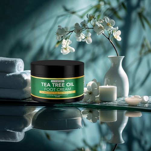 Tea Tree Oil Foot Cream For Dry Cracked Heels Repair - Natural Foot Cream For Dry Cracke USA Naturals Au supplements