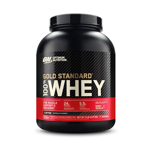 Optimum Nutrition Gold Standard 100% Whey Protein Powder, Coffee, 5 Pound Optimum Nutrition Au supplements